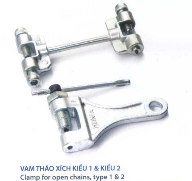 Clamp for open chains type 1 & 2